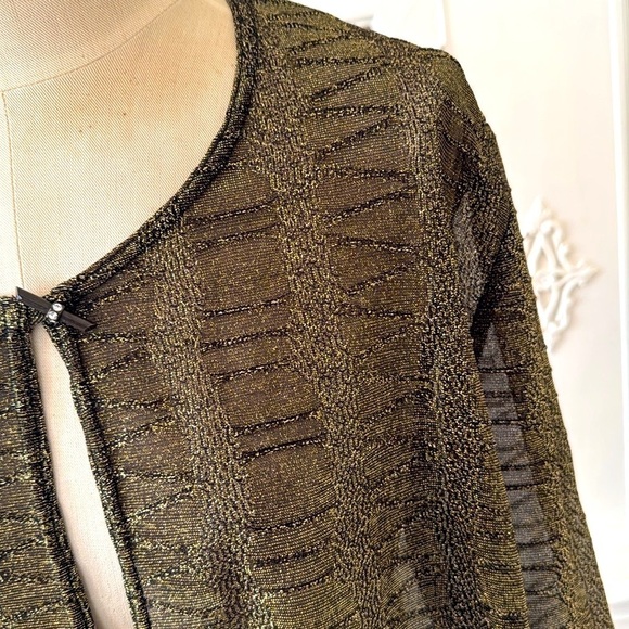 J. Ribkoff Couture Shimmer Sheer Cardigan - Picture 5 of 12